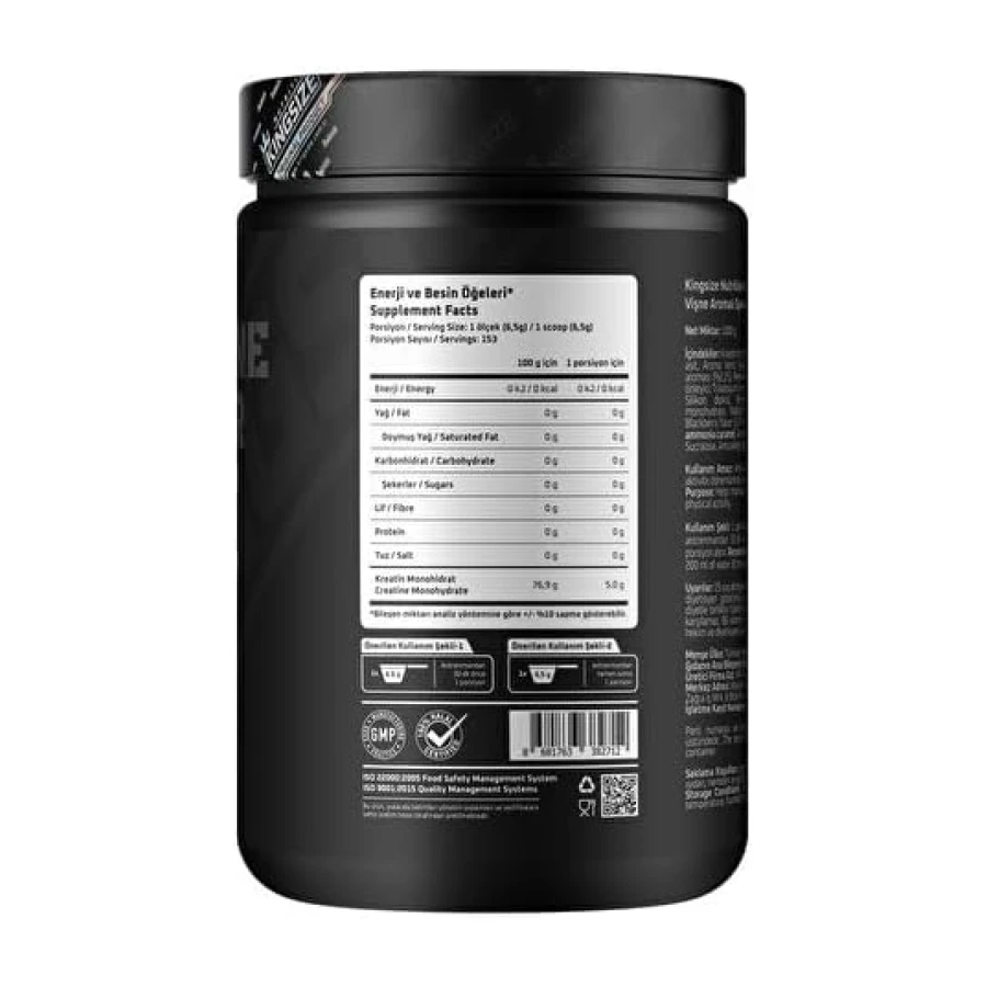 Kingsize Nutrition Creatine Powder 1000 Gr