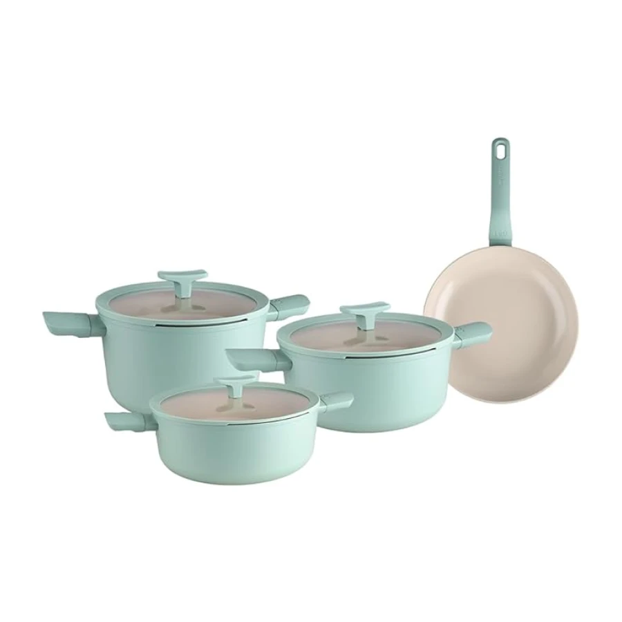 Berghoff LEO BALANCE 7 PARÇA TENCERE SETI MINT