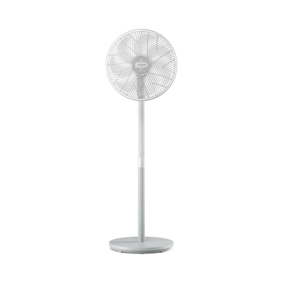 PHILIPS SilentWings teknolojisi ile güçlü ve süper sessiz ayaklı vantilatör. 19 dB. 2'si 1 arada masa ve ayaklı vantilatör. Eğim ve salınım ayarlanabilir. 12 saatlik zamanlayıcı. Beyaz.