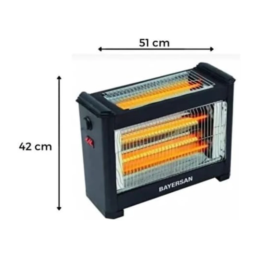 Şömine Tipi Isıtıcı Soba 1800W