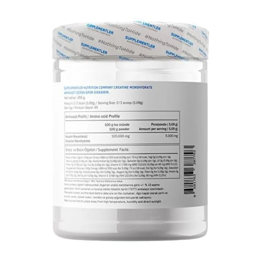 Micronized Creatine 255 Gr