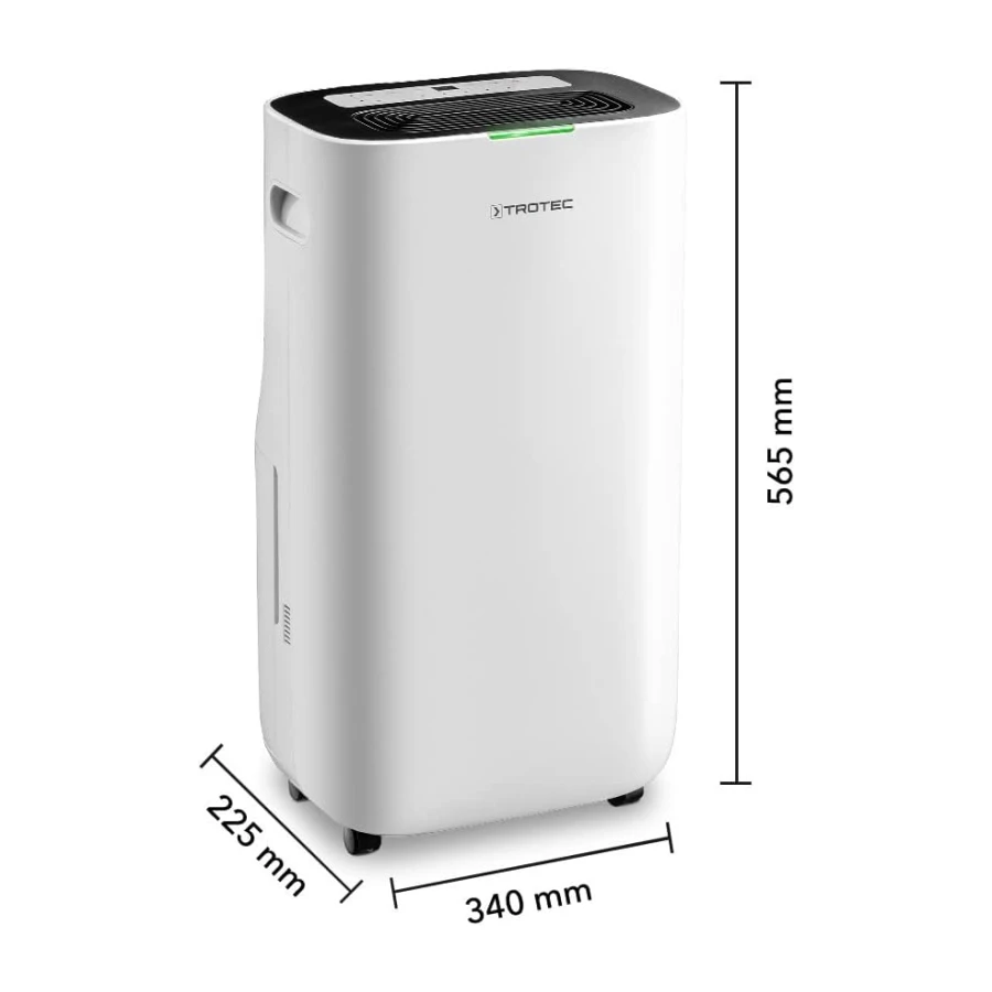 TROTEC TTK 70 HEPA Nem Alma Cihazı ve Hava Temizleyici | 50 m² / 125 m³'e kadar odalar için uygundur | Su haznesi yakl. 6,5 litre