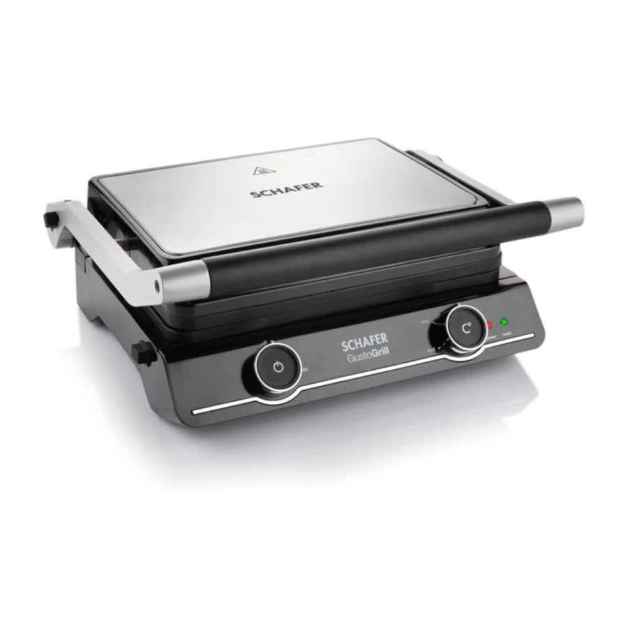 Schafer Gusto Grıll Izgara & Tost Makinesi - Inox