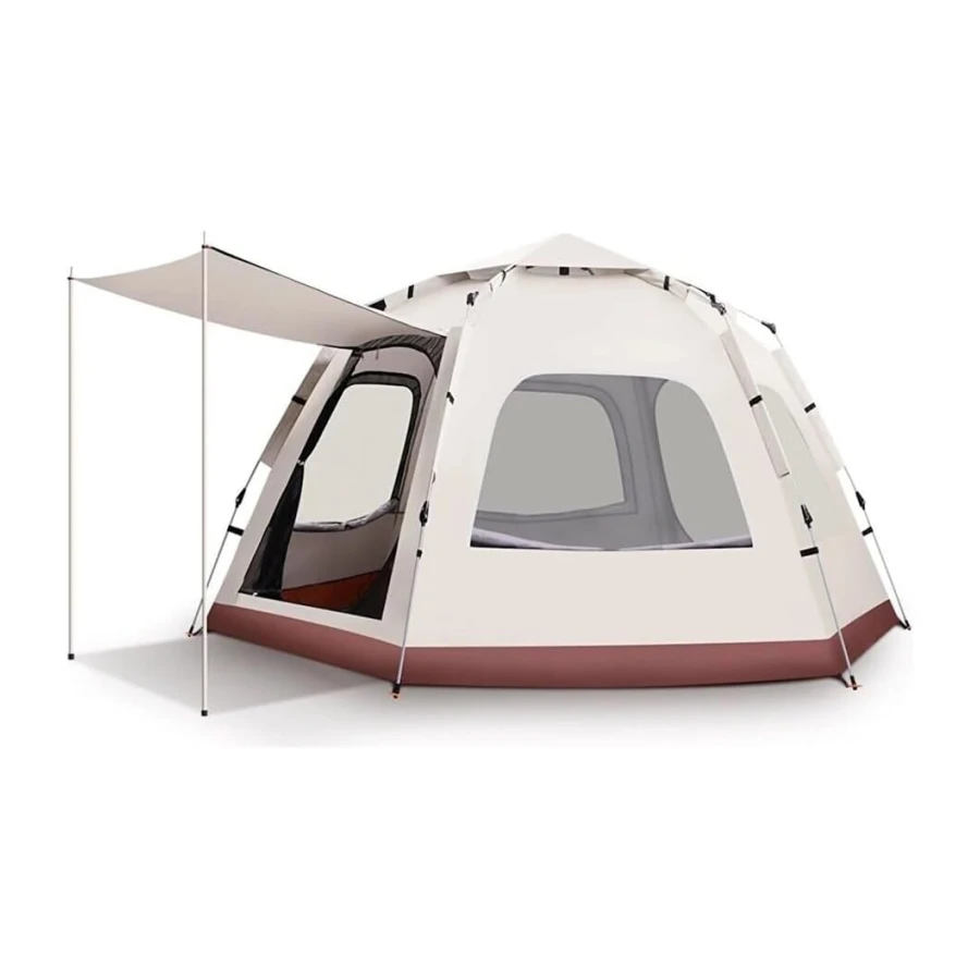 8-10 Kişilik Otomatik 4 Mevsim Kamp Çadırı | 280X280X155 Cm | Su Geçirmez, Hızlı Kurulum, Geniş Alan