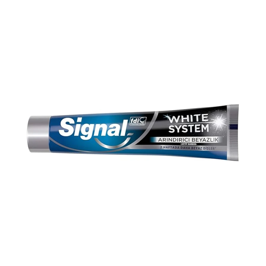 Signal White System Diş Macunu Arındırıcı Beyazlık Aktif Karbon 75 ml