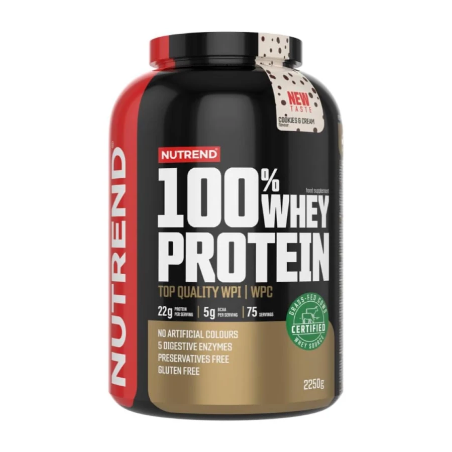 NUTREND Whey Protein - Cookies & Cream, 2250 Gr