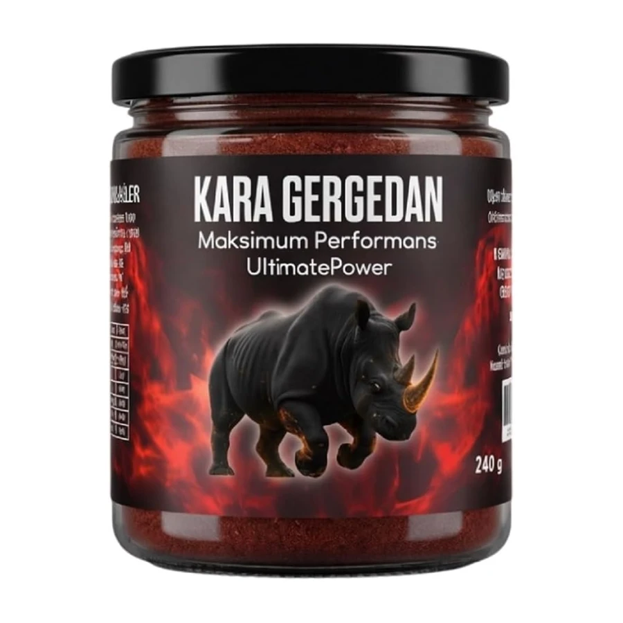 KARA GERGEDAN Performans Macun 240 gr + Efsane Güç