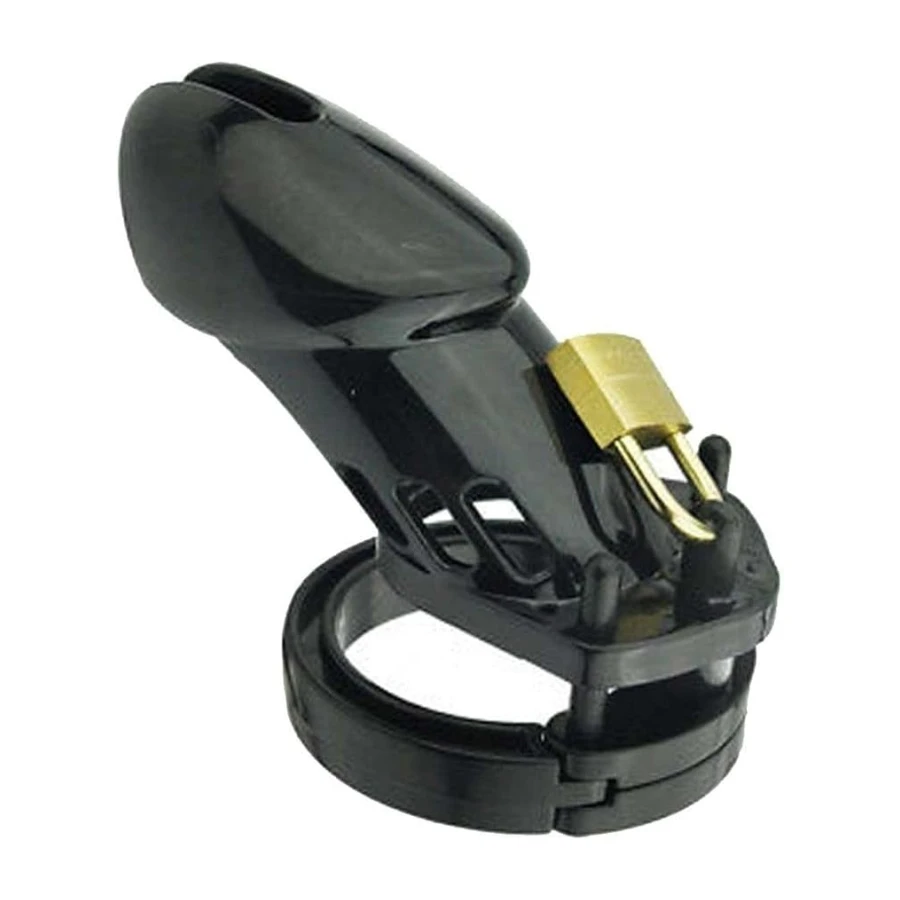 Agorshop Male Chastity Cage Silikon Penis Kafes Ve Siyah Penis Kilidi