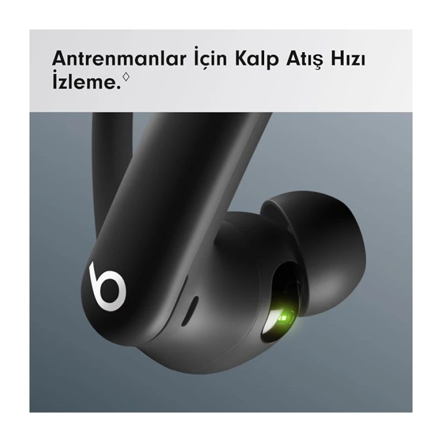 Beats Powerbeats Pro 2 Kablosuz Bluetooth Kulaklık - Gürültü Önleme, Kalp Atış Hızı Monitörü, IPX4, 45 Saate Kadar Pil Ömrü ve Kablosuz Şarj Kutusu, Apple ve Android ile uyumlu - Simsiyah