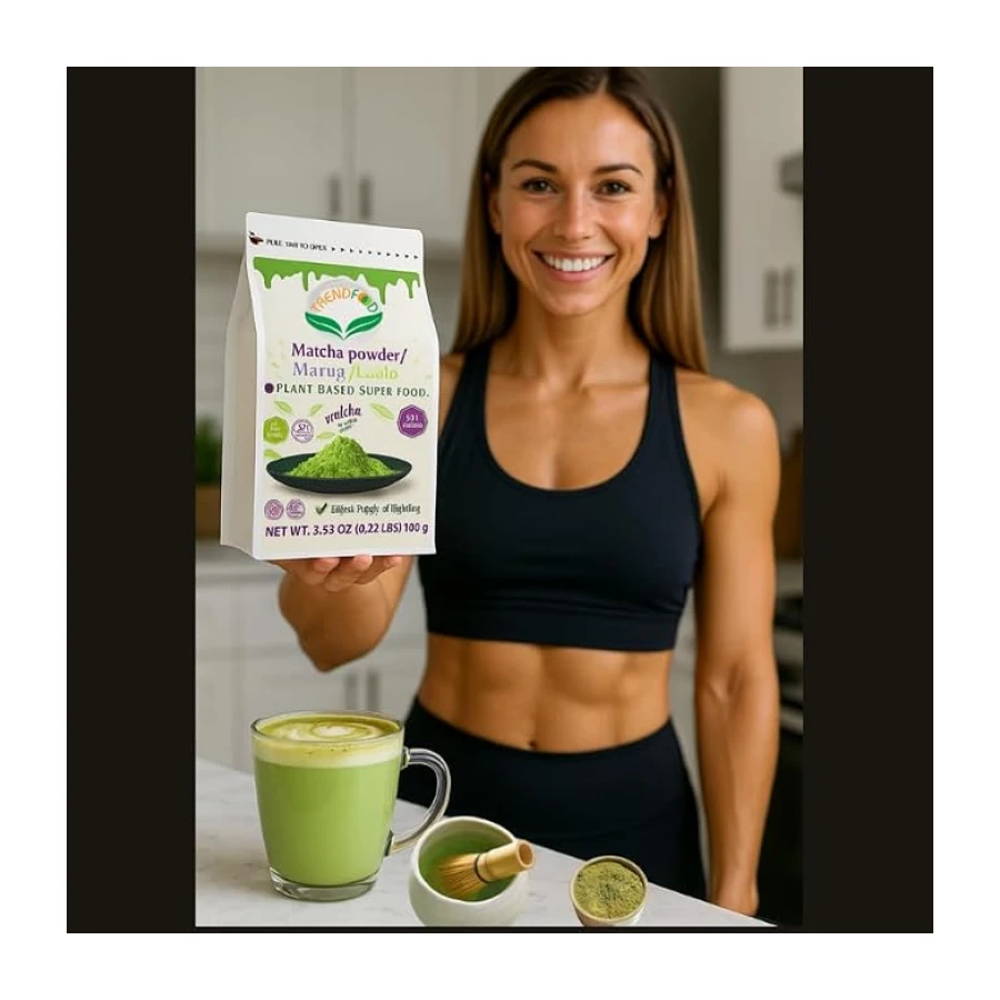 Trend Food Matcha Tozu 500 g – Premium Matcha Çayı | Yüksek Antioksidan | Şekersiz | Vegan | Glutensiz | Matcha Latte ve Soğuk İçecekler için