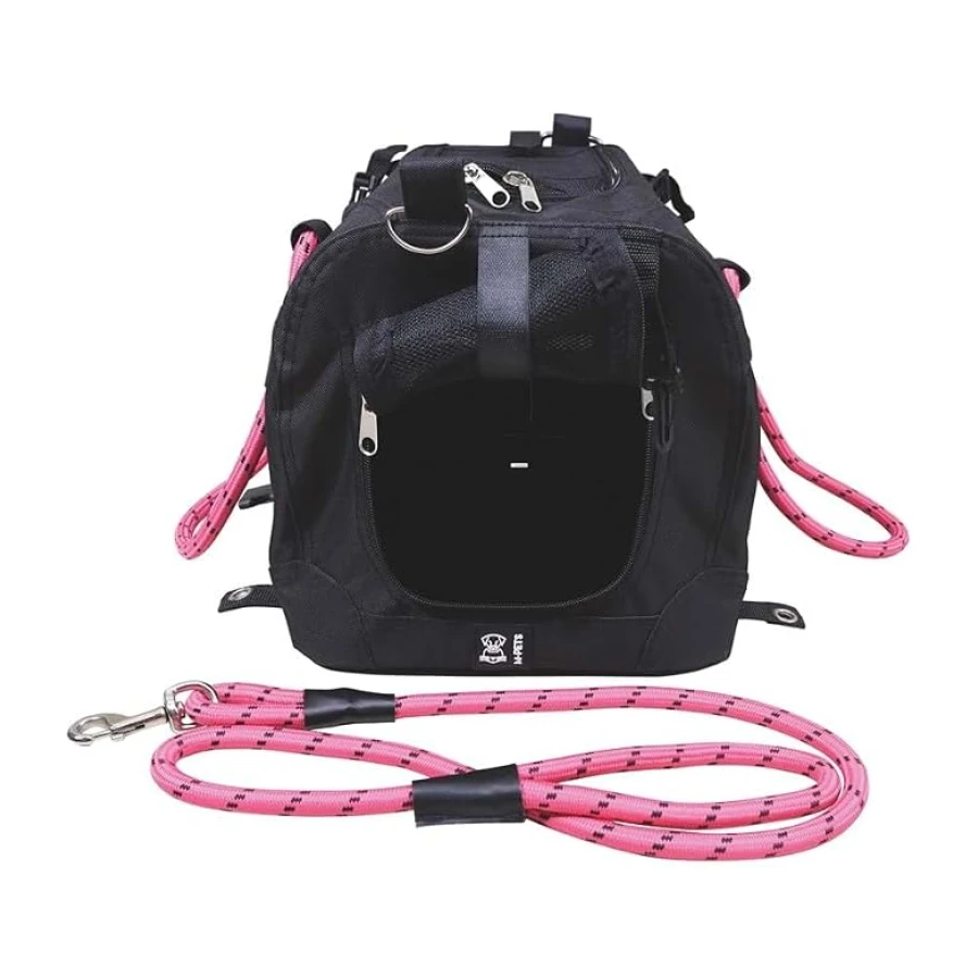 M-PETS 2IN1 REMIX BLACK/PİNK TAŞIMA ÇANTASI 41X28X28CM