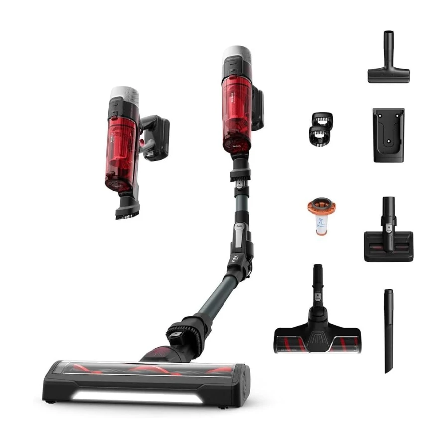 TEFAL TY2098WO X-Force Flex 9.60 Animal Care 100 Air Watt Kablosuz Şarjlı Dikey Süpürge