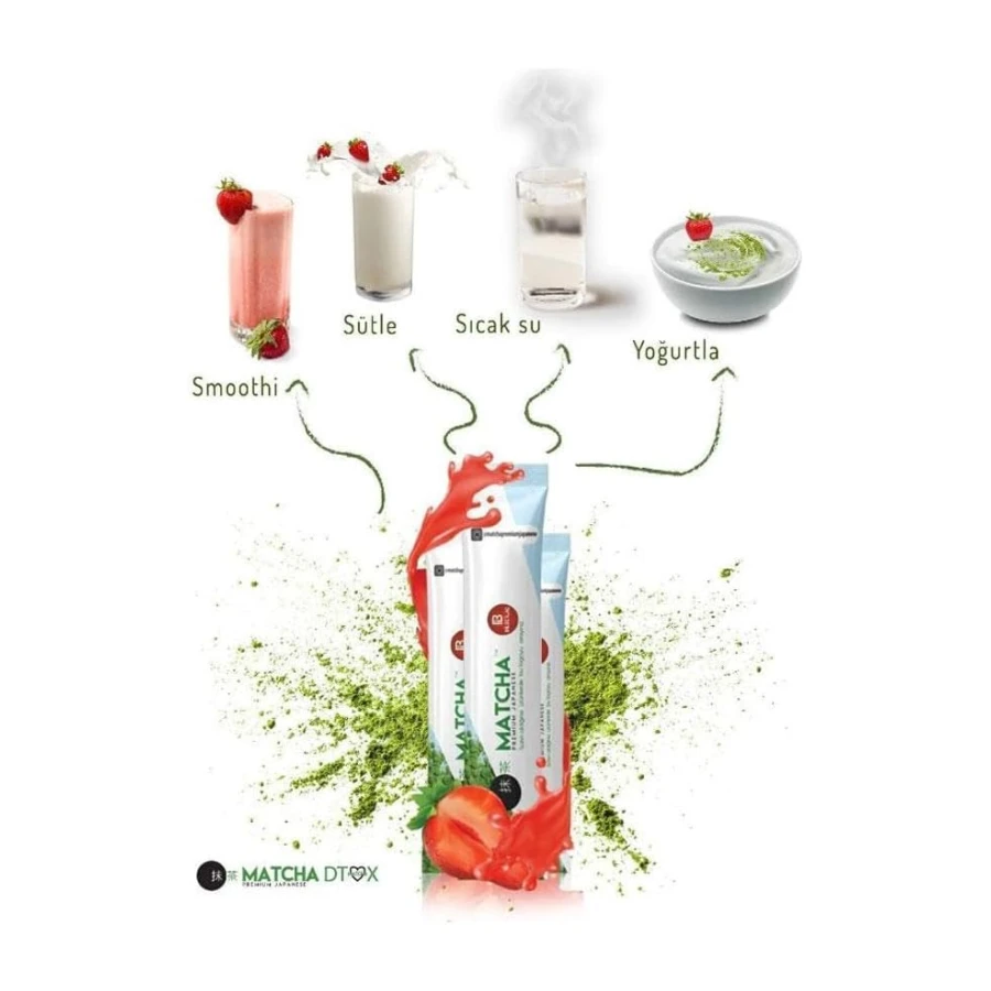 Matcha Premium Japanese Toz Maça Çayı 20 x 10 G
