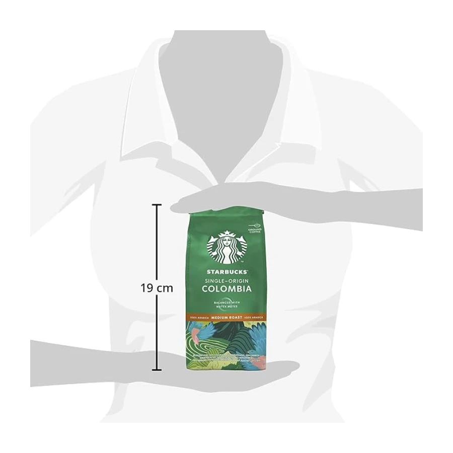 Starbucks Single-Origin Colombia Öğütülmüş Kahve 200 g