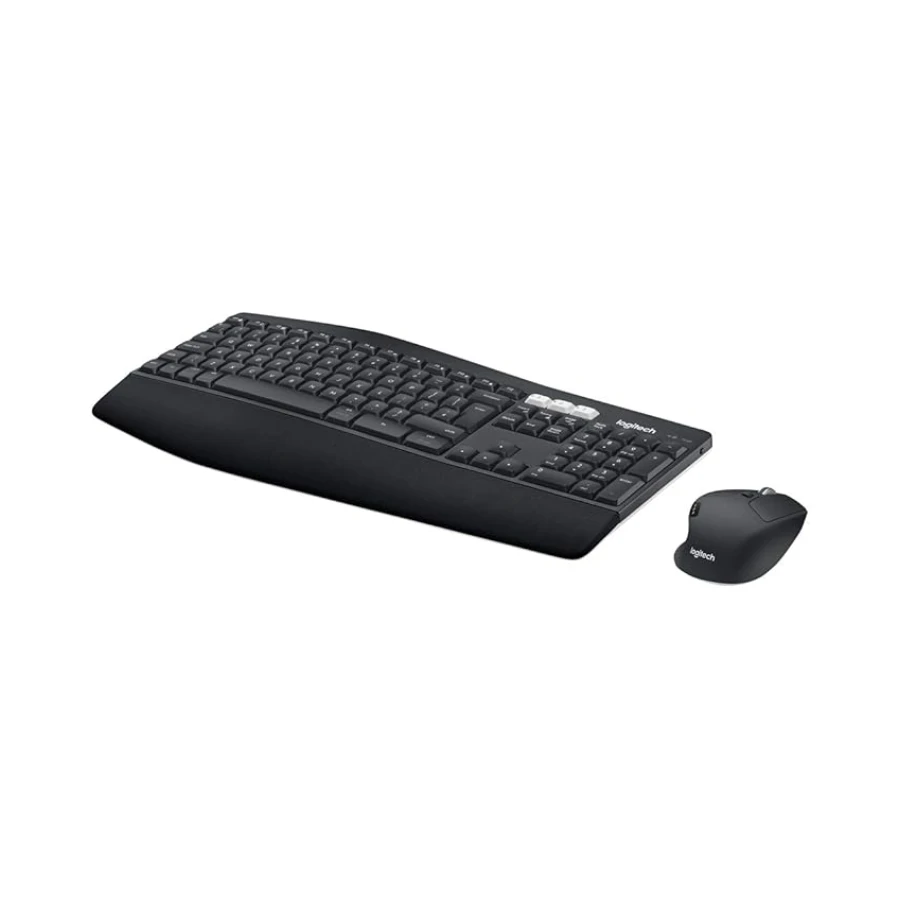 Logitech MK850 Kablosuz Performans Klavye Mouse Seti, Avuç İçi Destekli Klavye, Kıvrımlı Mouse, Çoklu Cihaz Özelliği, 10 m Kullanım Mesafesi, Tam Boyutlu Sessiz Türkçe Q Klavye, Siyah