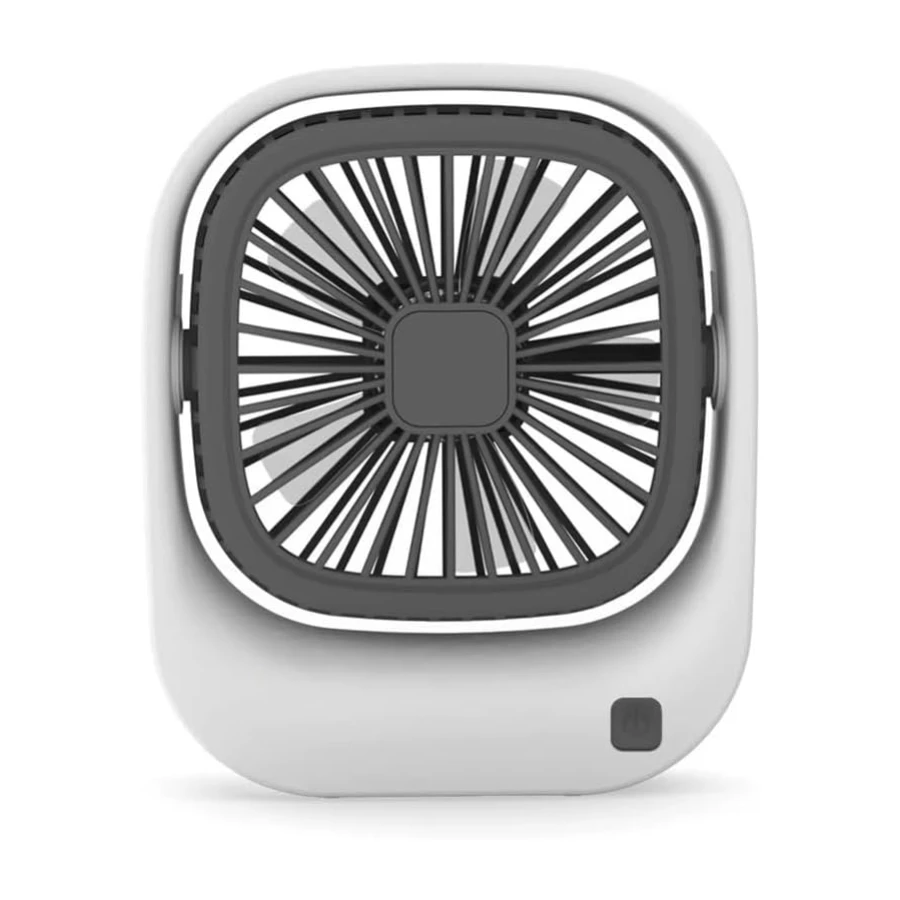 Masaüstü Mini Fan Şarjlı Sessiz Taşınabilir Fan, 3 Kademeli Hız Ayarı, 45° Ayarlanabilir Açılı Kompakt Masa Fanı, 8000 RPM Güçlü Üfleme, Ofis Laptop Çalışma Masası İçin