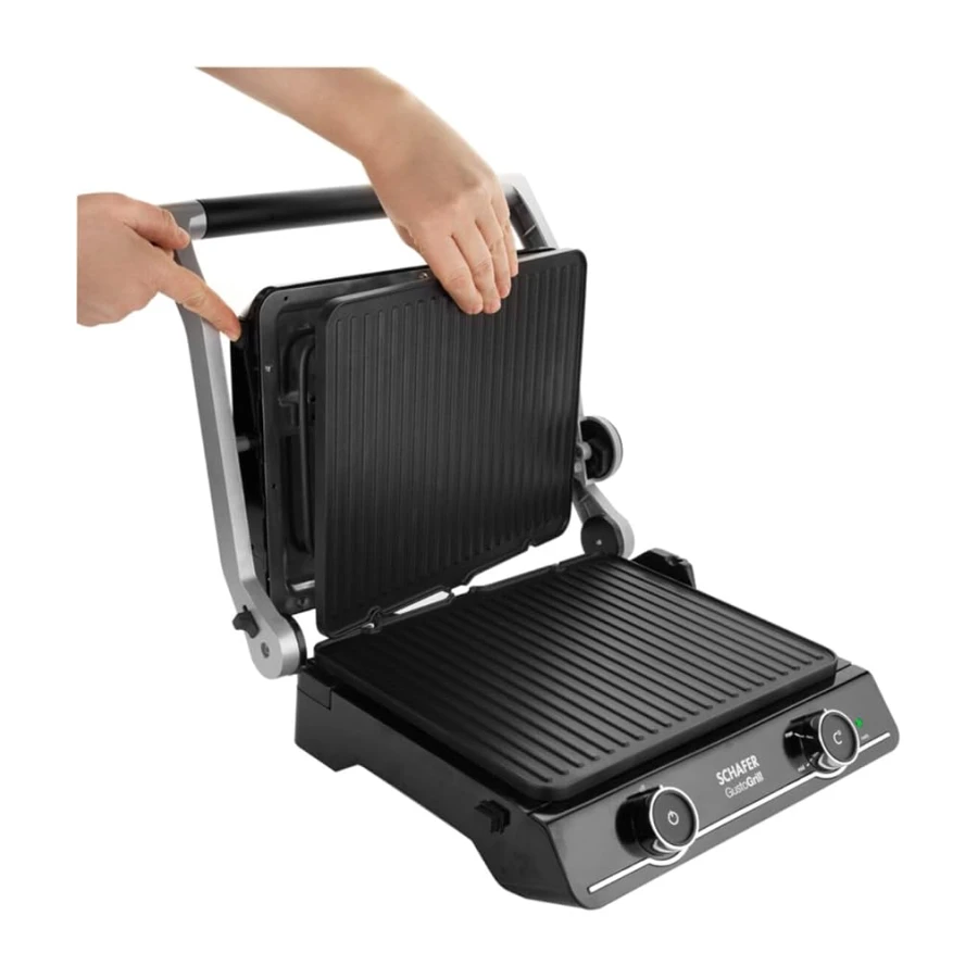 Schafer Gusto Grıll Izgara & Tost Makinesi - Inox