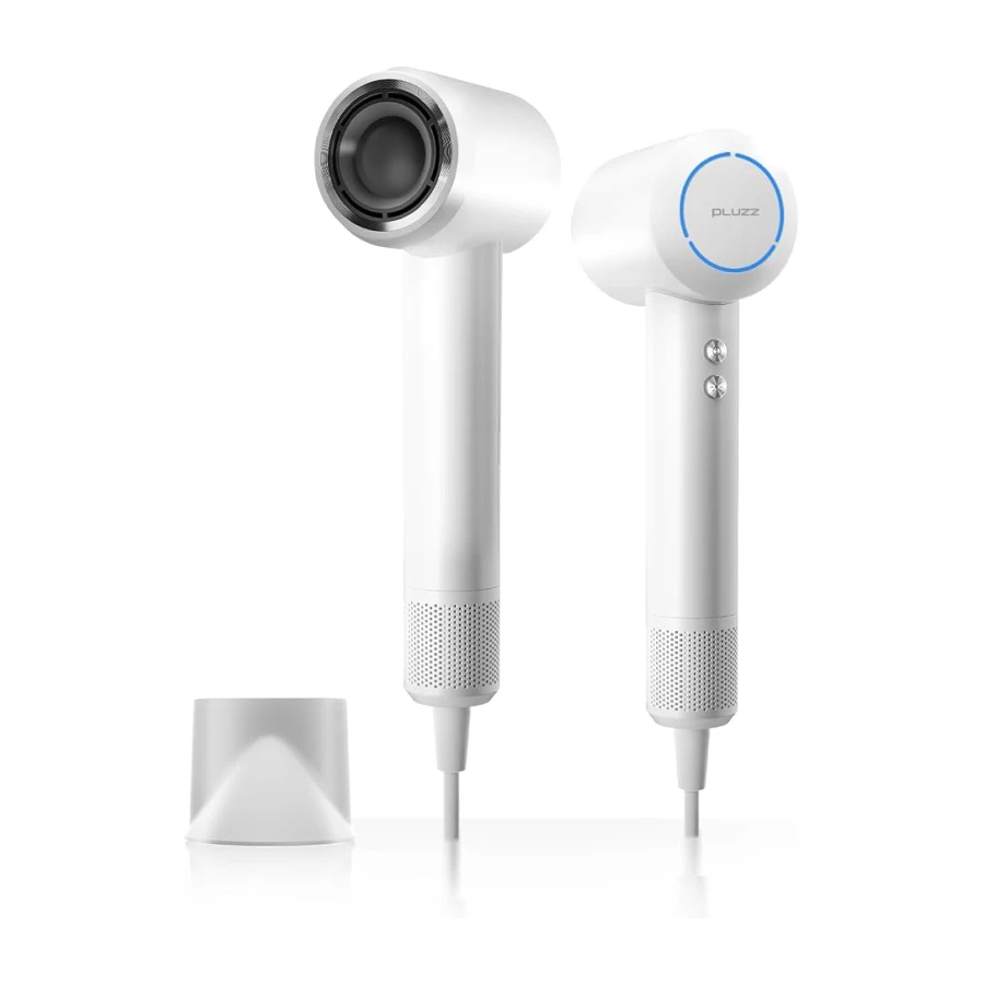 Pluzz Mini Profesyonel İyonlu Saç Kurutma ve Fön Makinesi Ultra Sessiz ve Hızlı Kurutma