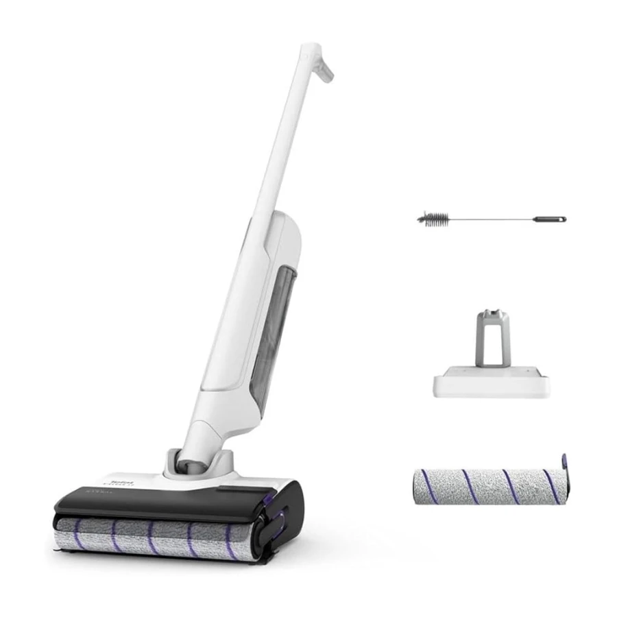 Tefal X-Clean 10 Islak Sert Zemin Temizleyici Kablosuz Dikey Süpürge-Kendini Temizler Kurutur - İlave Rulo