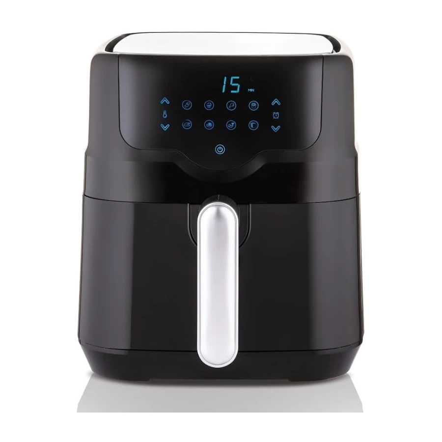 Conti CDF-451 Prime Airfryer Yağsız Fritöz 4.5 L, Dijital Dokunmatik LED Ekran, 8 Otomatik Program, 80-200°C Sıcaklık Ayarı, Yapışmaz Hazne,Kolay Temizlik