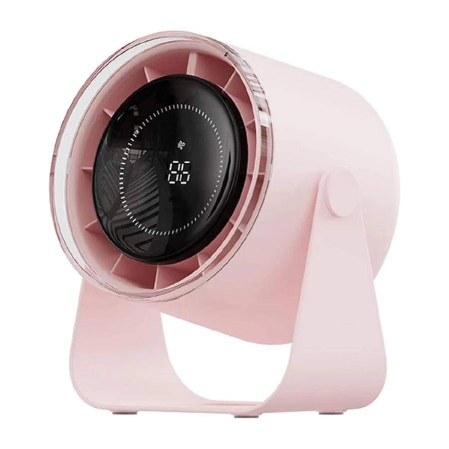 Şarjlı Vantilatör - 100 Kademe Güçlü Hız Akışı, Turbo Fan Teknolojisi, Led Ekranlı Tasarım, Sessiz Kullanım, Duvara Monte Edilebilir, Uzun Şarj Ömrlü, 115° Hareket Kabiliyetli, Masa Üstü Soğutucu Fan
