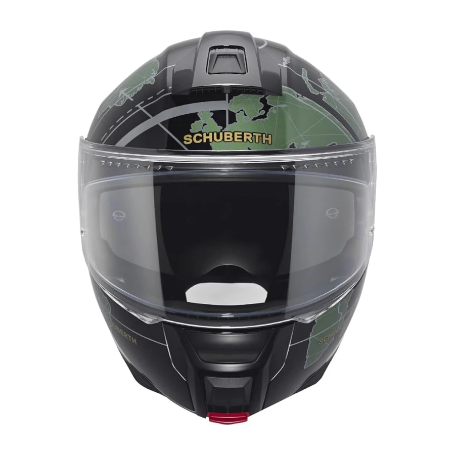 SCHUBERTH C5 Çene Açılır Motosiklet Kaskı-Globe Green-61-XL