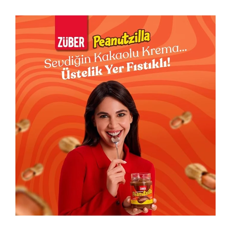 Züber Peanutzilla Kakaolu Fıstık Kreması 315 Gr