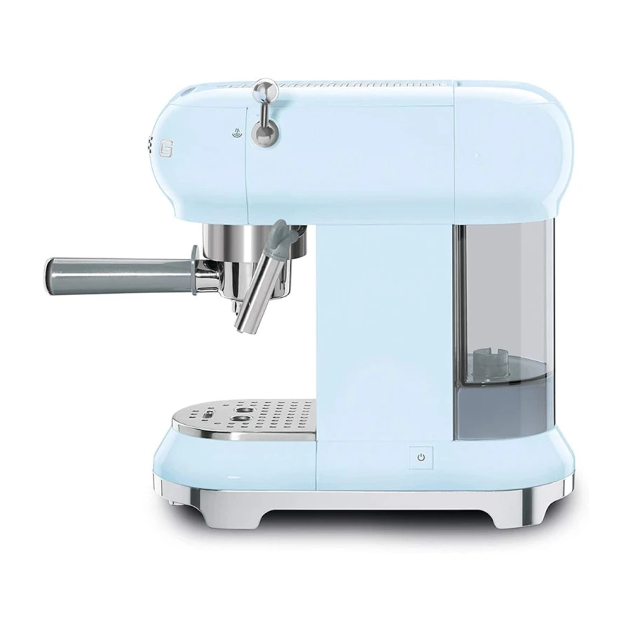 Smeg ECF01PBEU Espresso Makinesi, Pastel Mavi