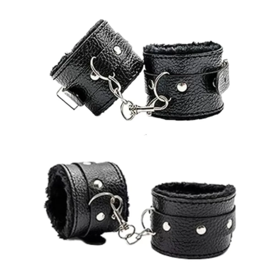 Erotica Fetish Beginner El Ve Ayak Kelepçesi Bdsm Seti - Siyah