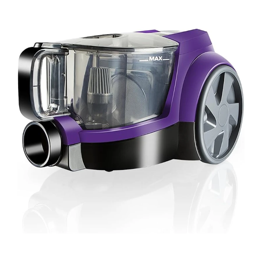 Arnica Pika Mor Toz Hazneli Elektrikli Süpürge, 2.5 L Hazne, 750 W, AFS Filtre, Mor