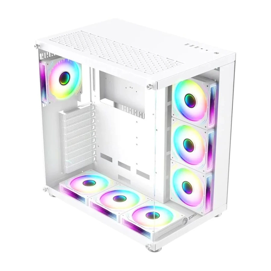 DFS Gaming WHITE BARD-RYZEN 7 7800X3D-RTX4060Ti-B650M-1TB M.2-32GBDDR5RAM-MASAÜSTÜ OYUNCU BİLGİSAYARI