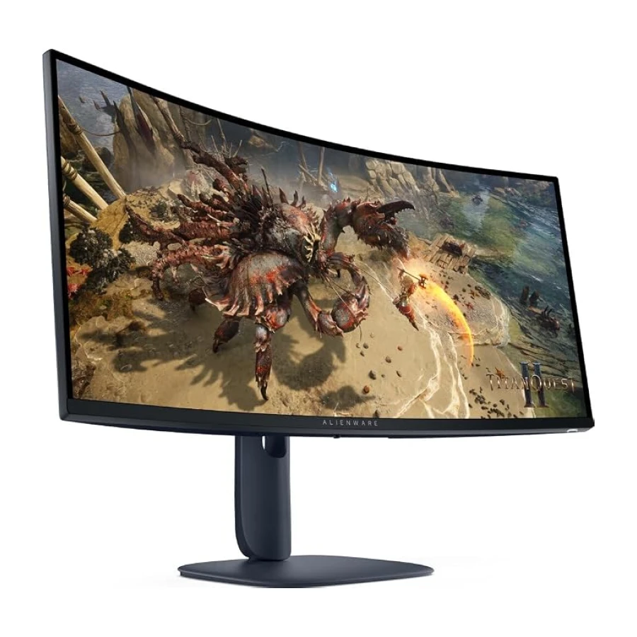 Dell AW3425DWM 34 3440x1440 WQHD 180Hz 1ms HDMI DP FreeSync Premium HDR 400 Curved Gaming Monitor