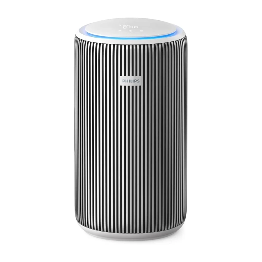 Philips Hava Temizleyici 3200 Serisi - HEPA NanoProtect + Aktif Karbon Filtre, CADR 520m³/sa 135m² Alerji Hastaları İçin, Ultra-sessiz, Akıllı ve Enerji Verimli, Gümüş (AC3220/10)