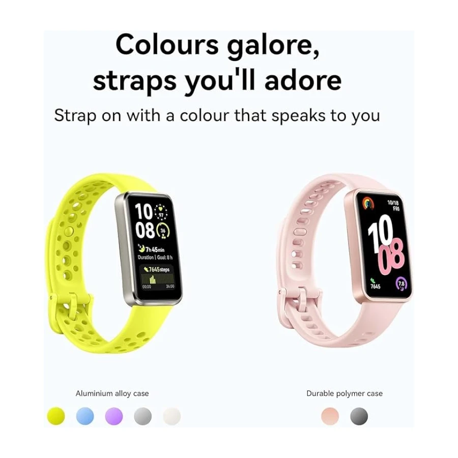 HUAWEI Band 10 Akıllı Saat – Yapay Zeka Destekli Spor Takibi, Profesyonel Düzeyde Uyku Analizi, Uyku Nefes Farkındalığı, 14 Güne Kadar Pil Ömrü, iOS ve Android Uyumlu, Siyah