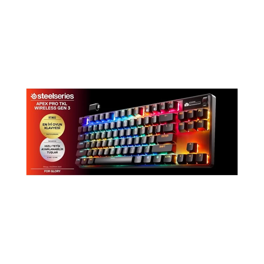 SteelSeries Apex Pro TKL Wireless Gaming Klavye Gen 3 - UK