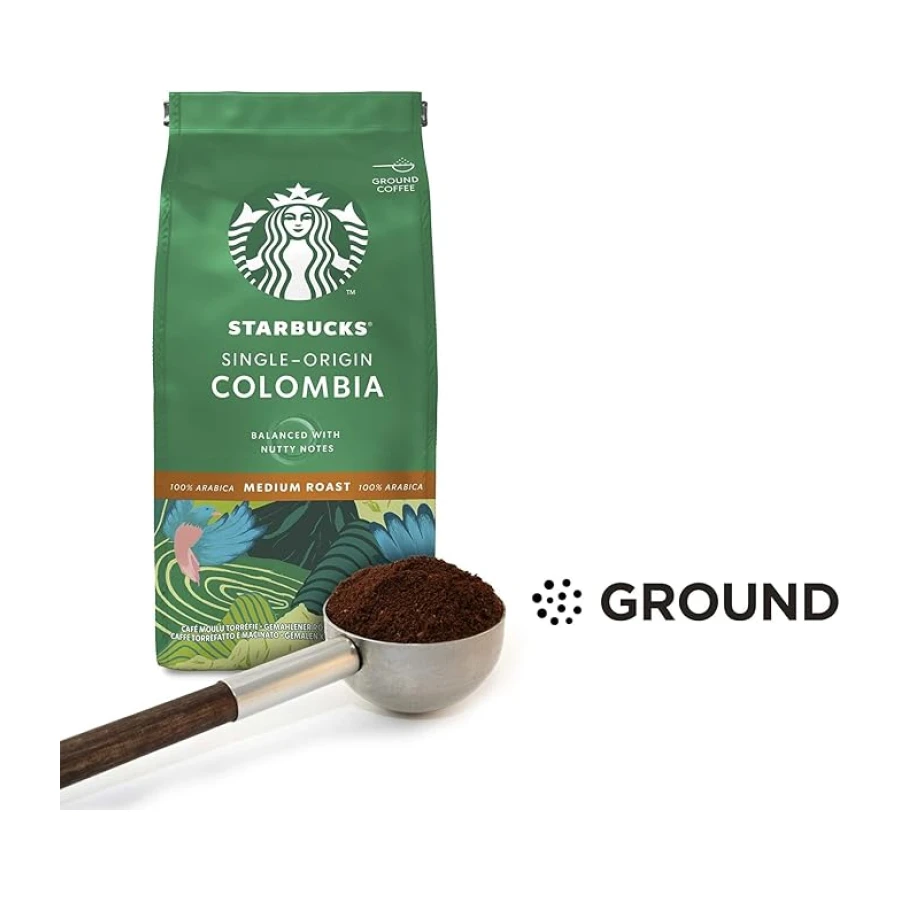 Starbucks Single-Origin Colombia Öğütülmüş Kahve 200 g