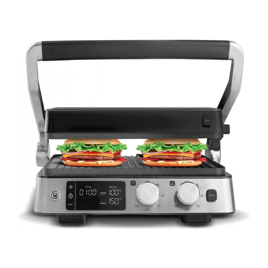 KARACA COMPACT STEEL INOX 2008 IZGARA VE TOST MAKİNESİ