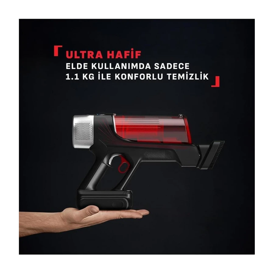 TEFAL TY2098WO X-Force Flex 9.60 Animal Care 100 Air Watt Kablosuz Şarjlı Dikey Süpürge
