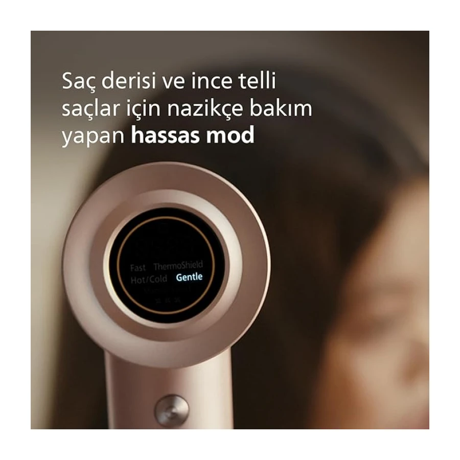 Philips Saç Kurutma Makinesi – ThermoShield Advanced Koruma, 228 km/s Hava Akışı, 200M İyonik Bakım, Çift Hava Girişi, Hassas Mod, BLDC Motor ile Ultra Hızlı Kurutma, BHD837/10