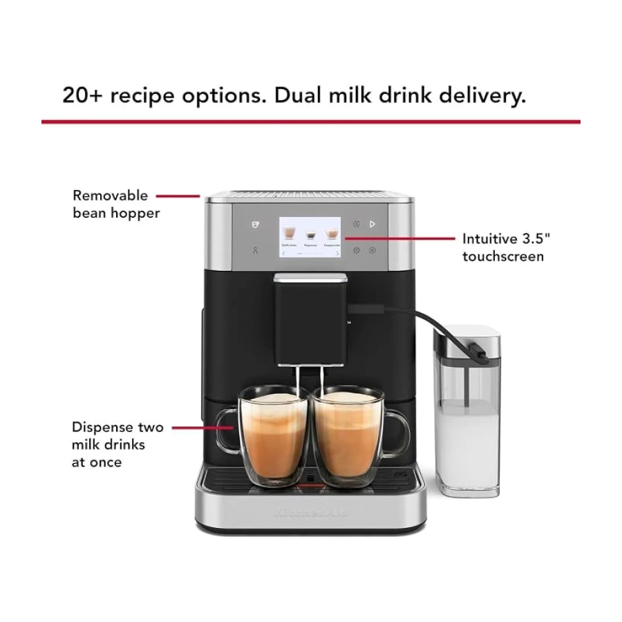 KitchenAid Tam Otomatik Espresso Makinesi KF7-5KES8557 (Cast Iron Black)