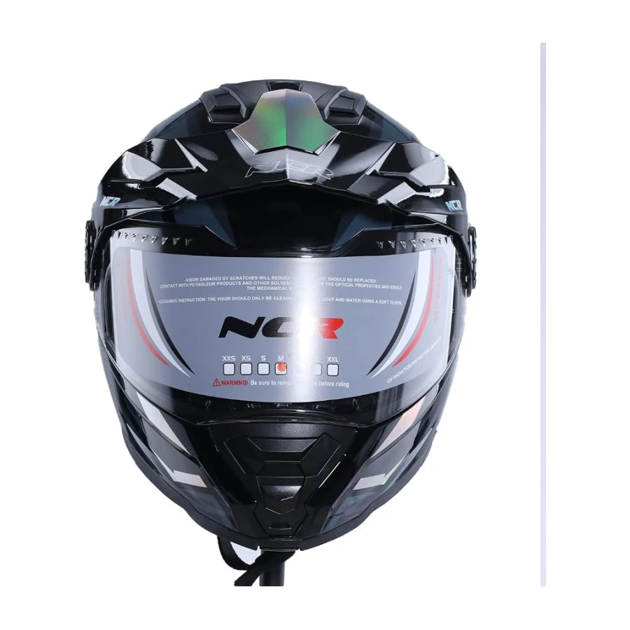 X-Cross Çene Açılır Kask Mavi Gri (ECE-22.06)