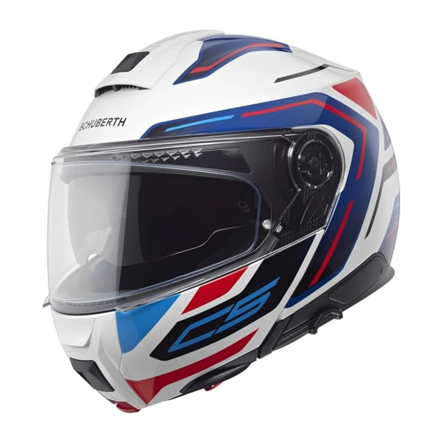 SCHUBERTH C5 Çene Açılır Motosiklet Kaskı-Omega White-61-XL