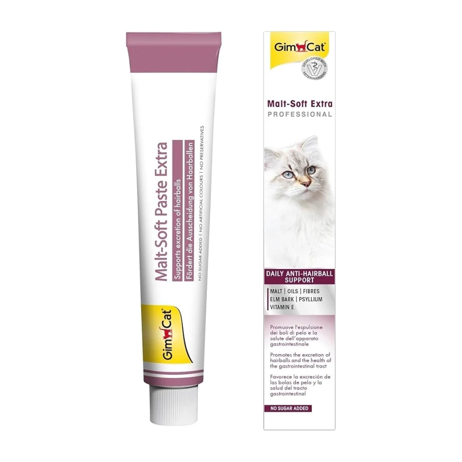 GimCat Malt Soft Extra Vitamin Kombinasyonu, Her Yaştan Kediler için, 100 gr