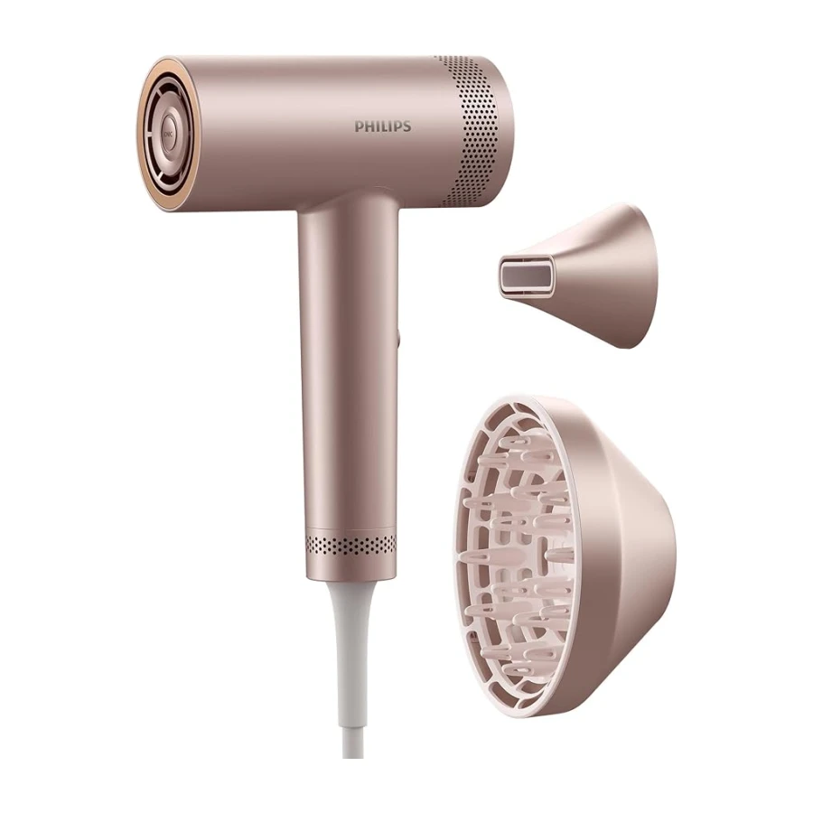 Philips Saç Kurutma Makinesi – ThermoShield Advanced Koruma, 228 km/s Hava Akışı, 200M İyonik Bakım, Çift Hava Girişi, Hassas Mod, BLDC Motor ile Ultra Hızlı Kurutma, BHD837/10