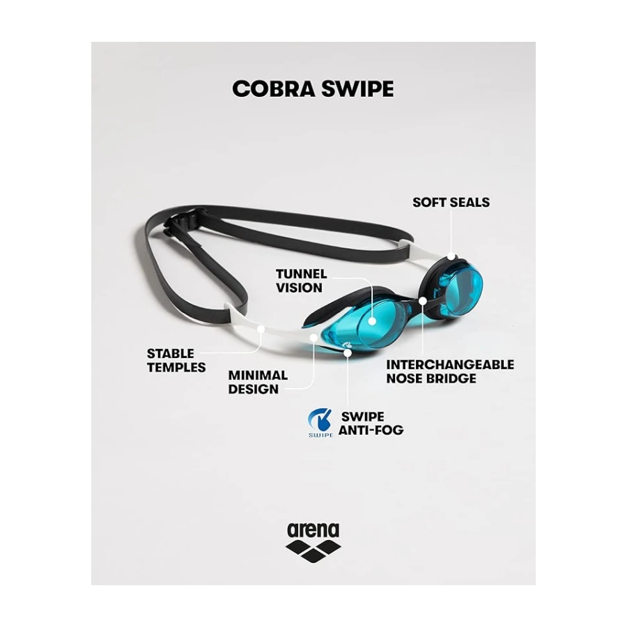 Arena Erkek Cobra Swipe Mirror yüzücü gözlüğü