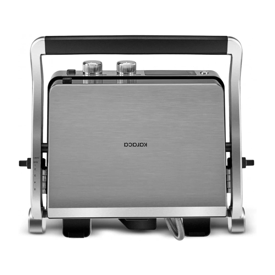 KARACA COMPACT STEEL INOX 2008 IZGARA VE TOST MAKİNESİ