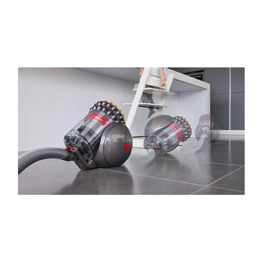 Dyson Cinetic Big Ball Multifloor 2 Torbasız elektrikli süpürge (pnömatik zemin başlığı ve mini-Treppenduese, sabit emiş gücü dahil tüm zeminler Cinetic teknolojisi sayesinde)