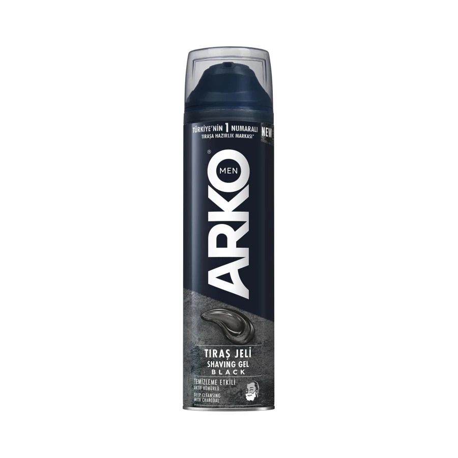 Arko Men Tıraş Jeli Black Aktif Kömürlü 200 Ml