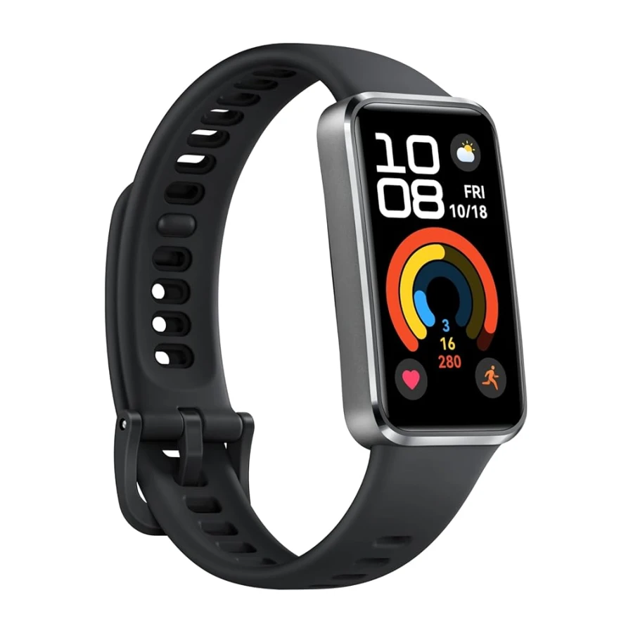 HUAWEI Band 10 Akıllı Saat – Yapay Zeka Destekli Spor Takibi, Profesyonel Düzeyde Uyku Analizi, Uyku Nefes Farkındalığı, 14 Güne Kadar Pil Ömrü, iOS ve Android Uyumlu, Siyah