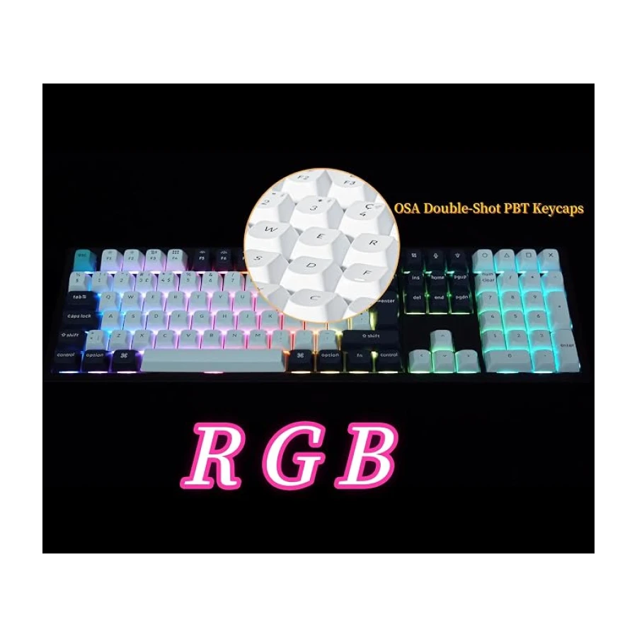 Keychron Q6 Max RGB Full Size Mekanik Red Switch 2.4 GHz Kablosuz İngilizce Siyah Klavye